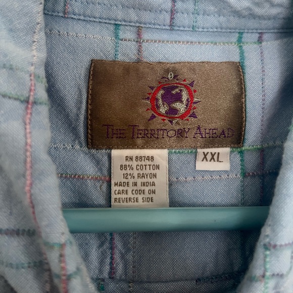 Vintage The Territory Ahead long sleeve button up size XXL - Picture 5 of 6